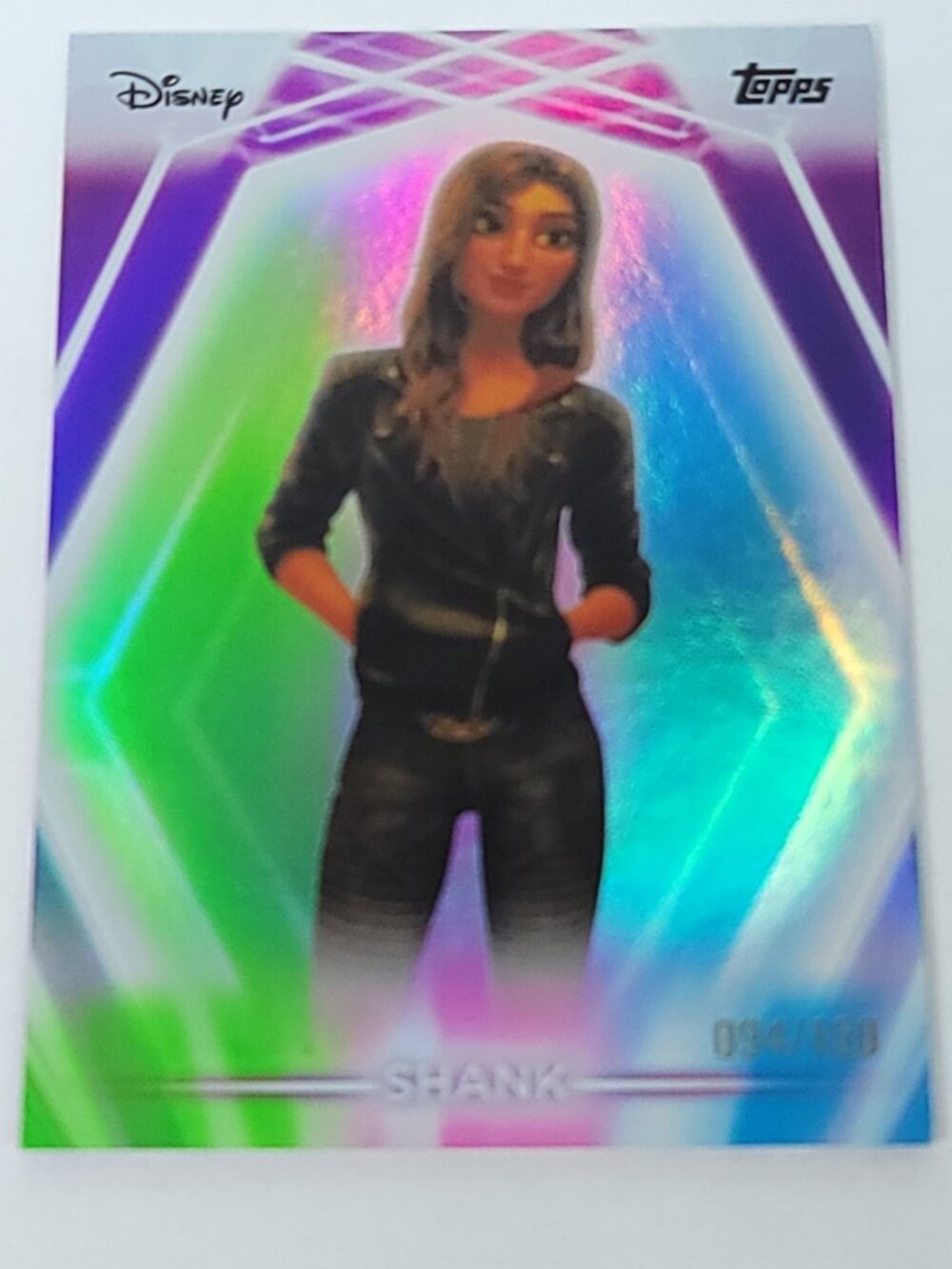 Shank Topps 2026 Disney Neon Holo Parallel Refractor Limited 094/150